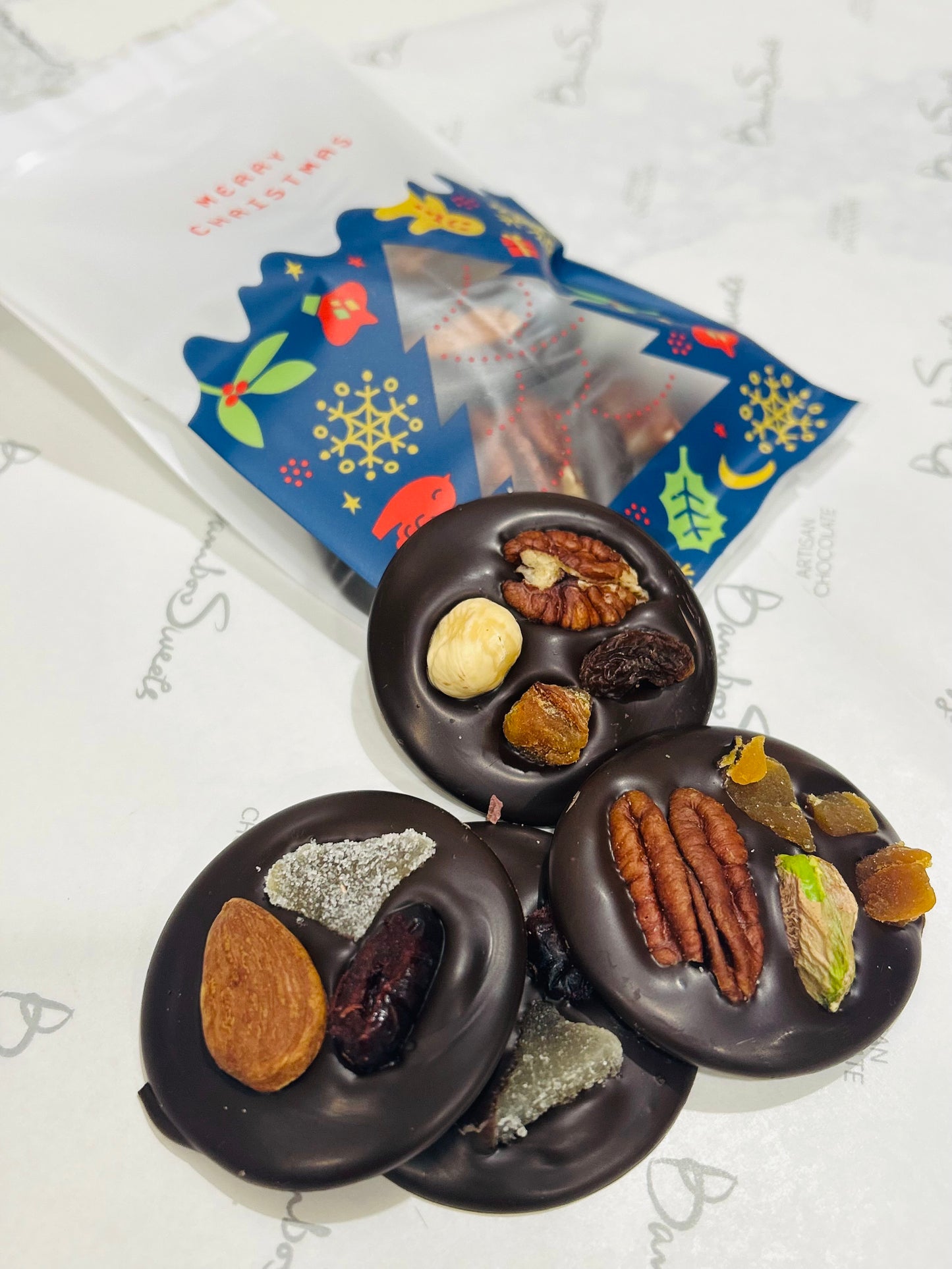 Dark Chocolate Mendiants