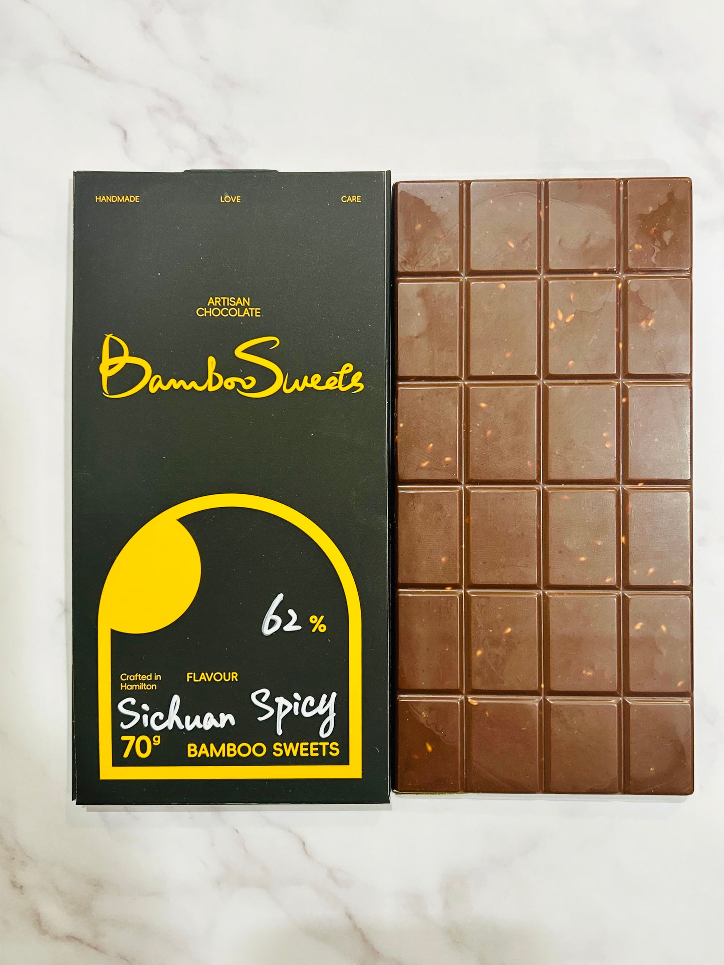 Sichuan Spicy 62% Dark Chocolate(Vegan)