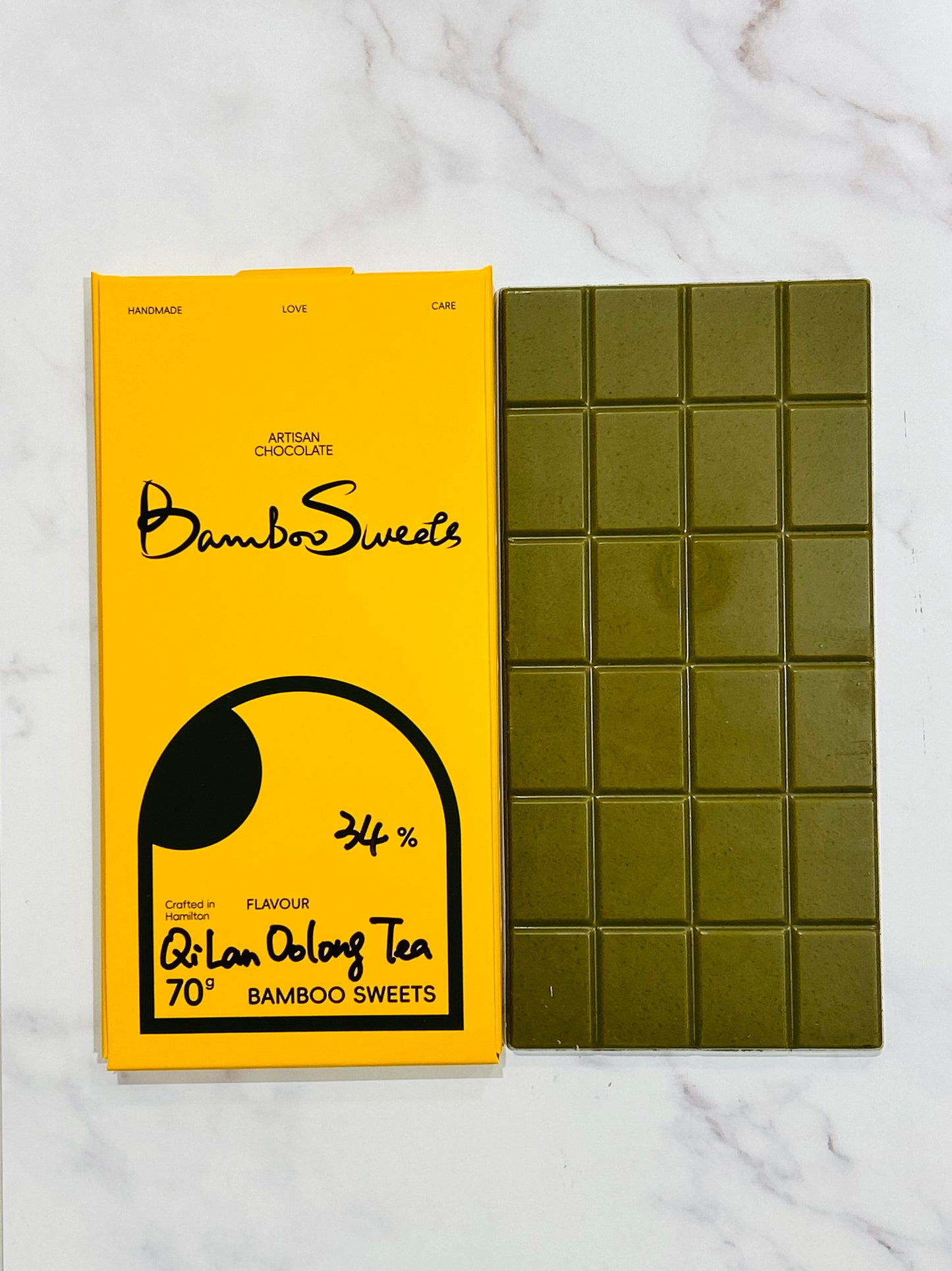 QiLan Oolong Tea 34%White Chocolate