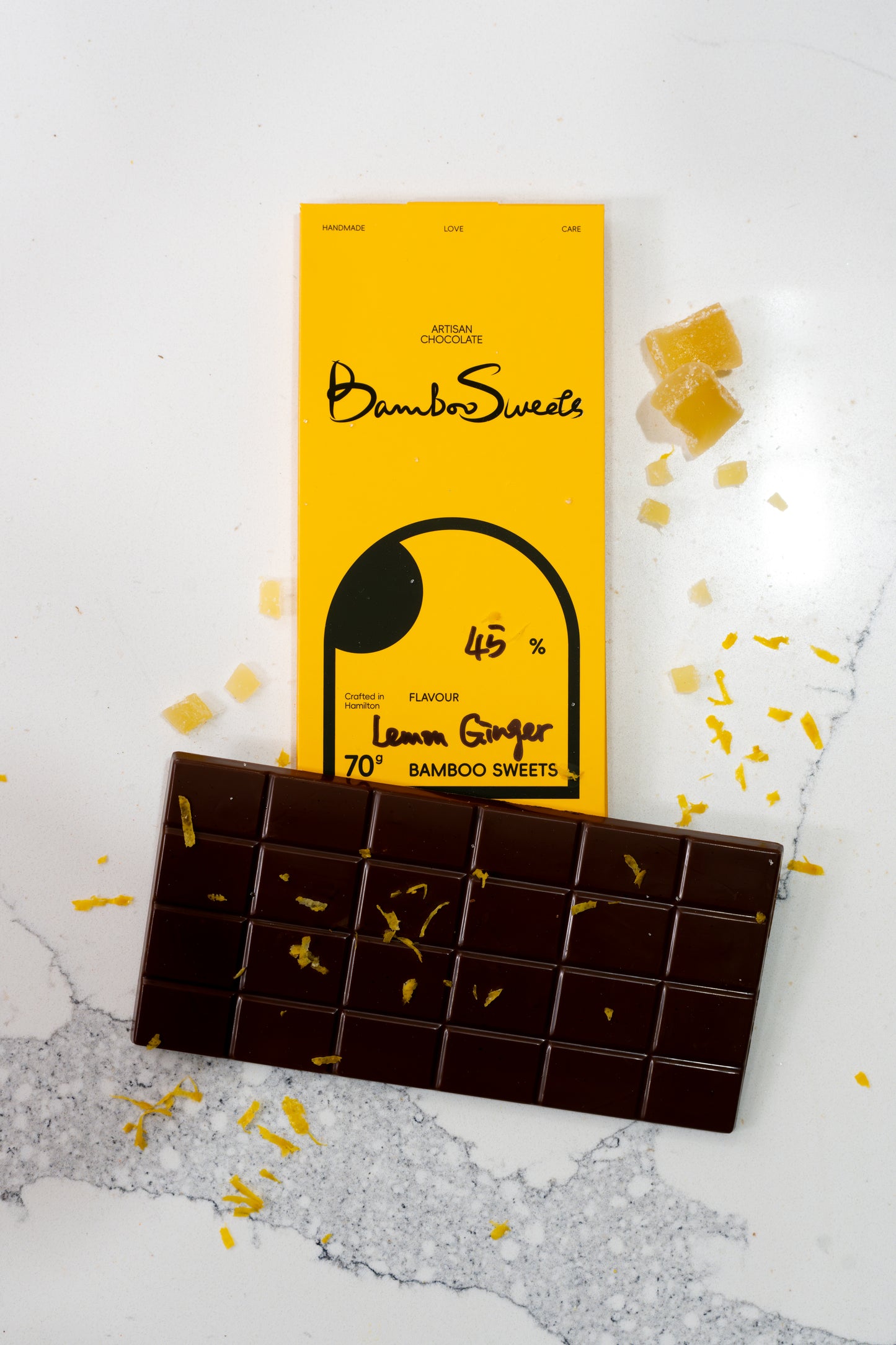 lemon&Ginger 45%Milk Chocolate