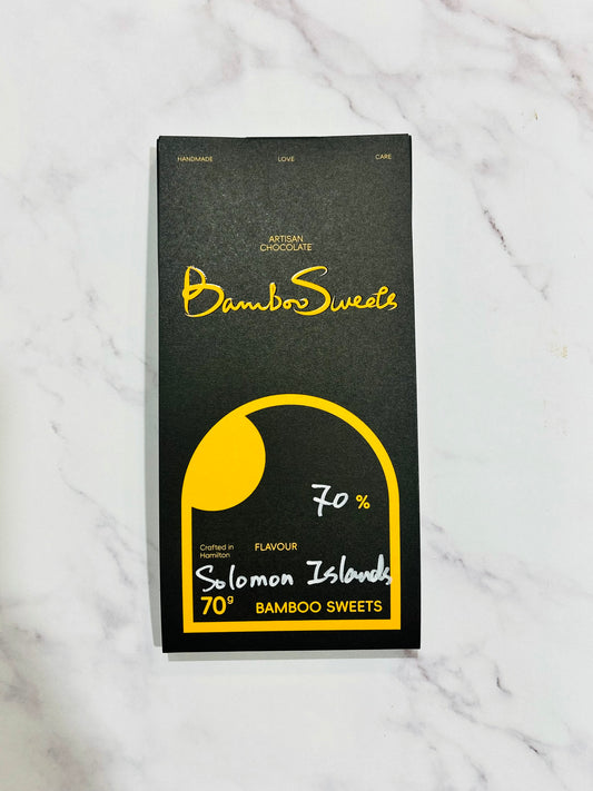 70% Solomon Islands Bean-To-Bar Dark Chocolate (V)(GF)