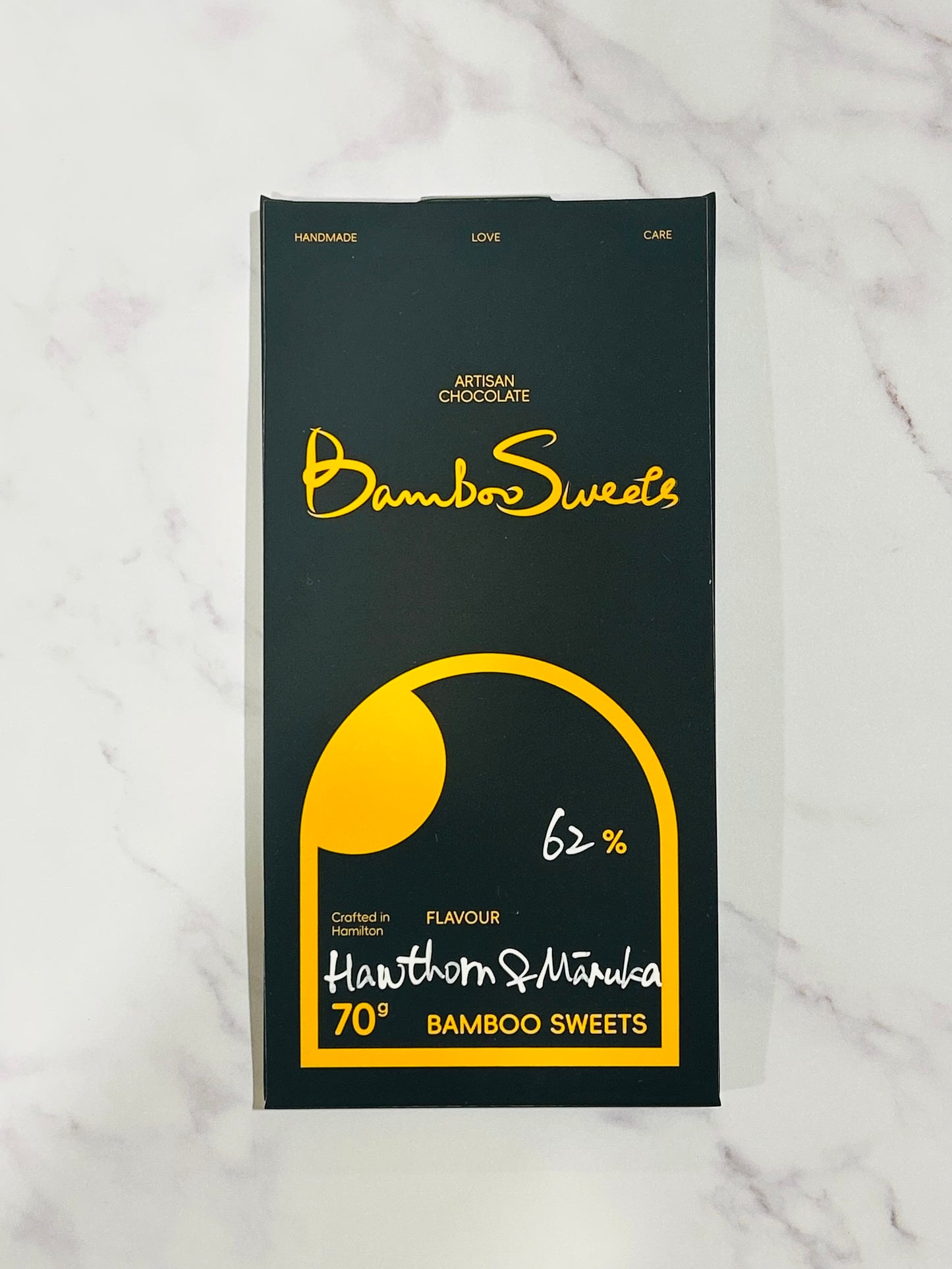 Hawthorn & Mānuka Honey 62% Dark Chocolate( Vegan)