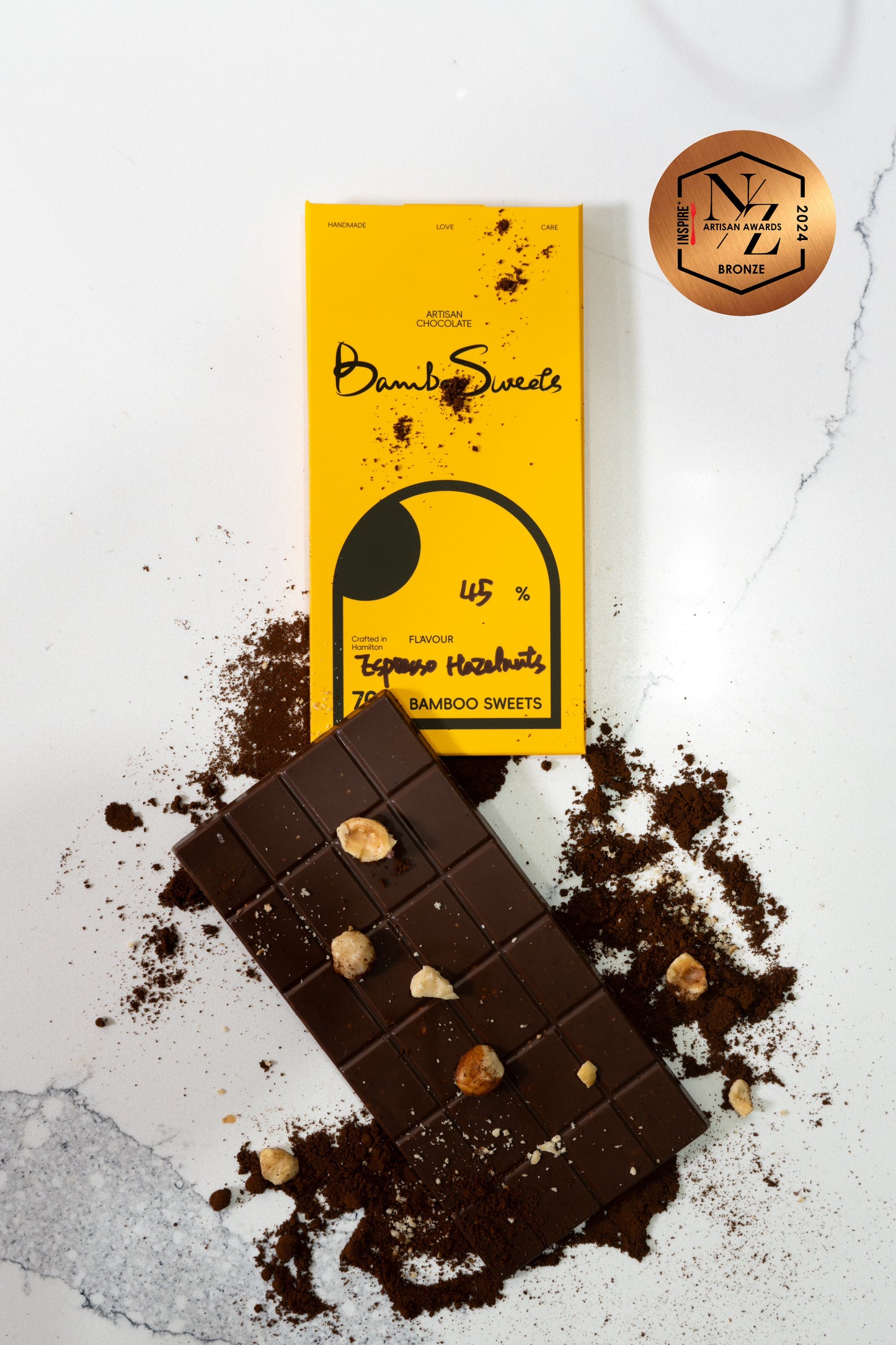 Espresso&Hazelnuts 45% Milk Chocolate