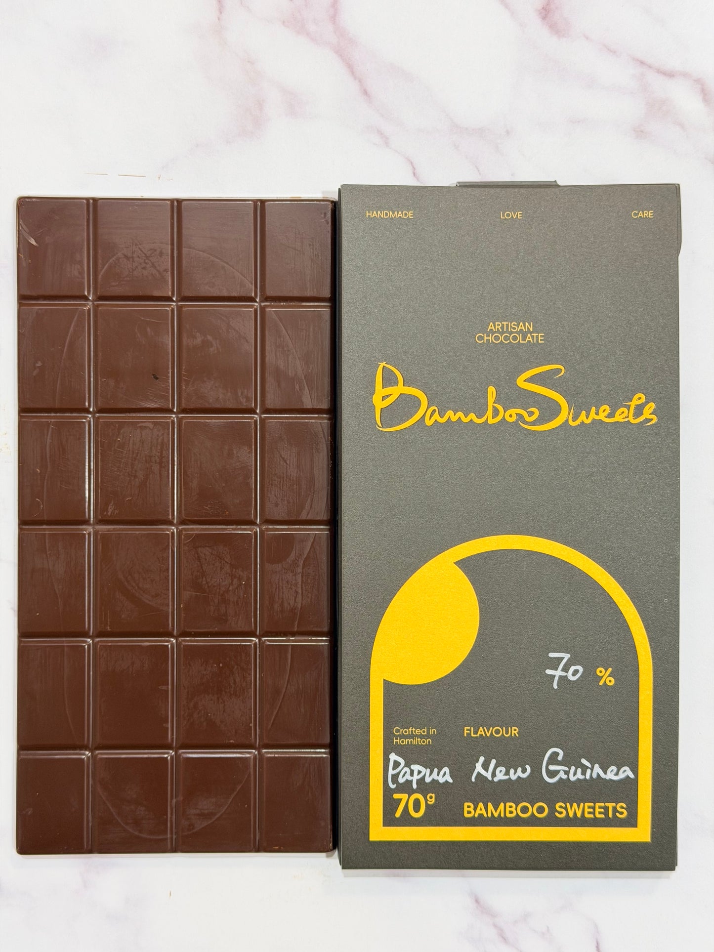 70% Papua New Guinea Bean-To-Bar Dark(V)(GF)