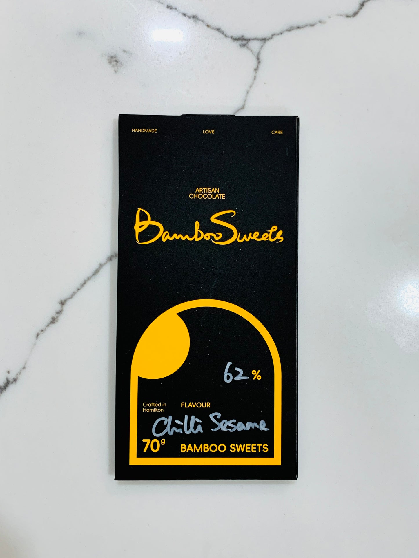 Chilli&Sesame 62% Dark chocolate