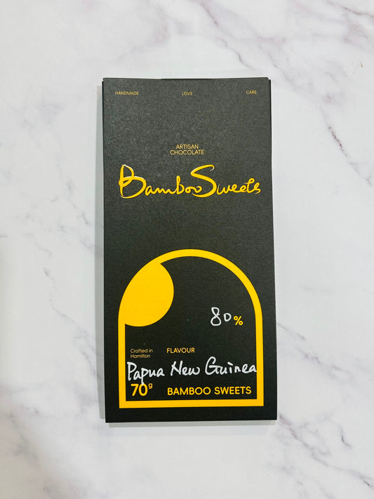 80% Papua New Guinea Bean-To-Bar Dark(V)(GF)